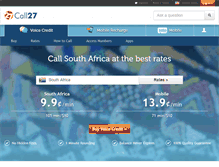 Tablet Screenshot of call27.com